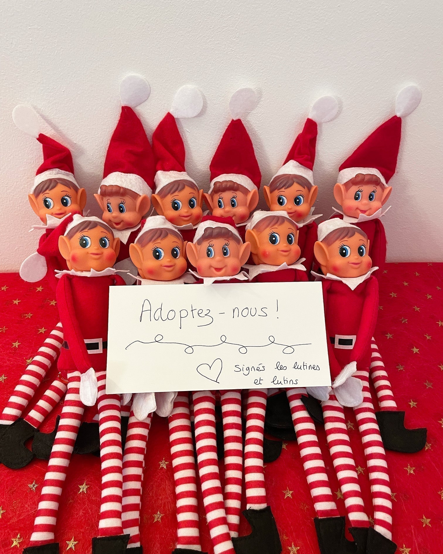 Bêtise lutin farceur de noël