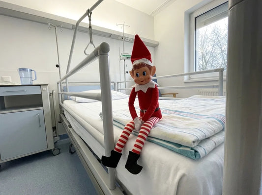 bêtise du lutin farceur à l'hôpital