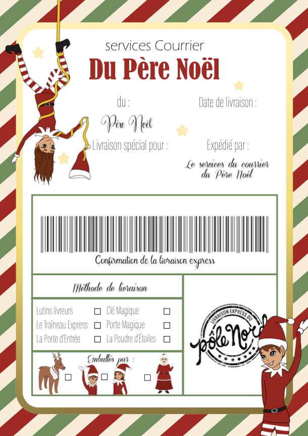 Bordereau d'expédition Lutin Farceur