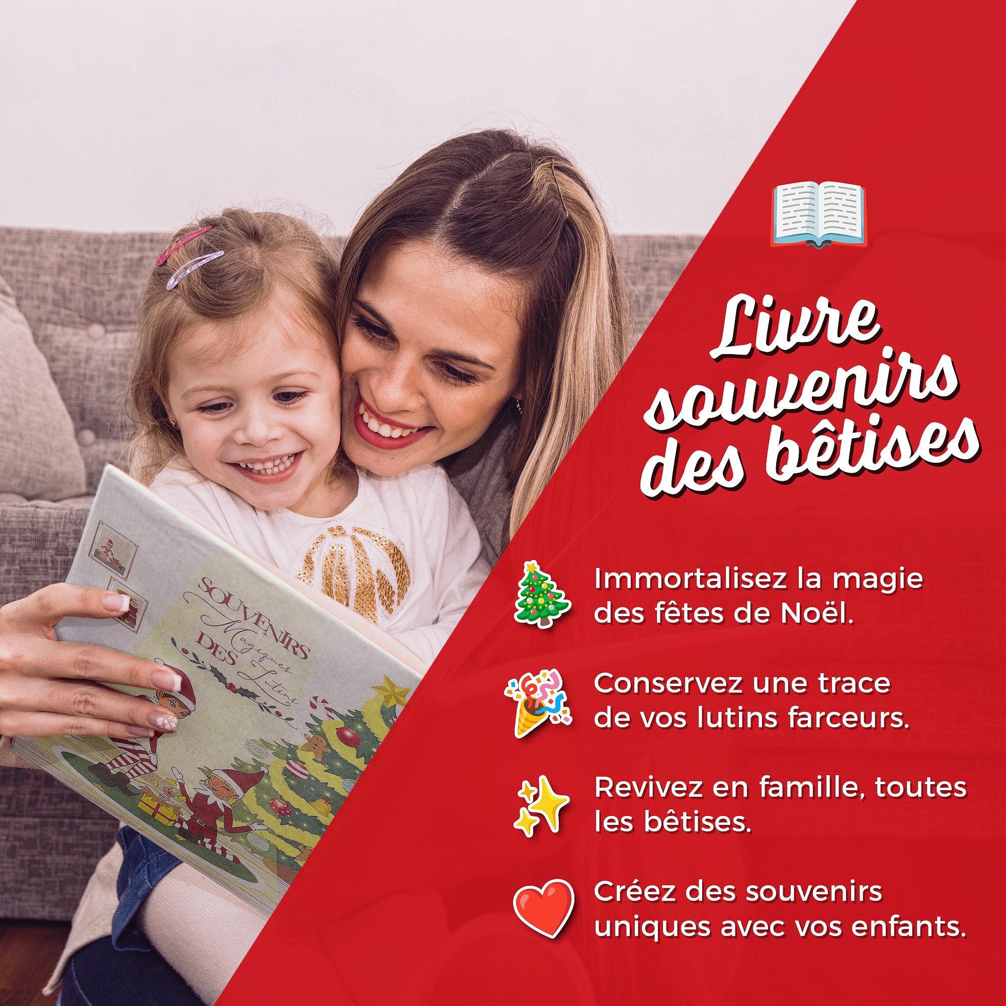 Livre souvenirs des bêtises Lutin Farceur