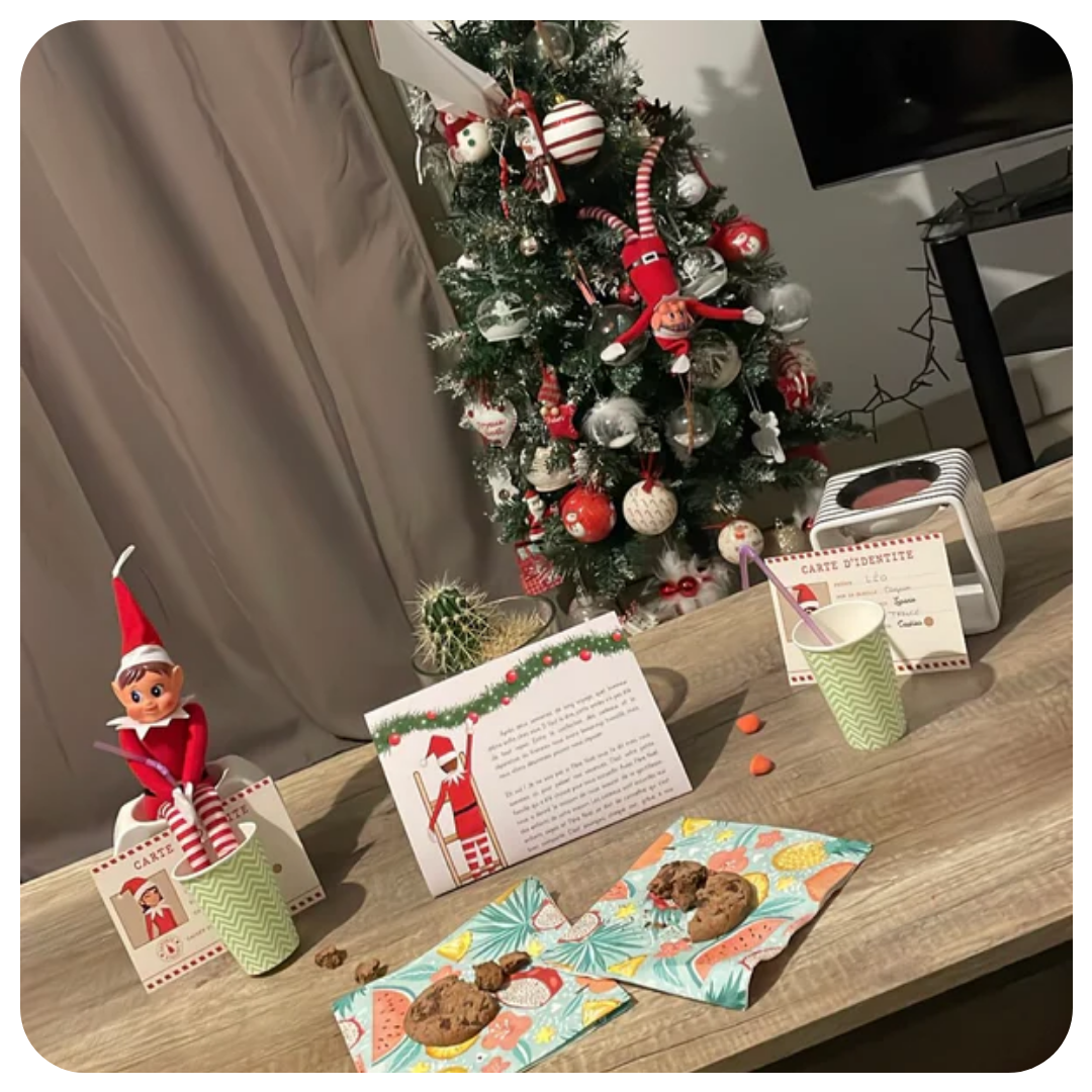 3. Écrire les lettres du Père Noël et du Lutin Farceur