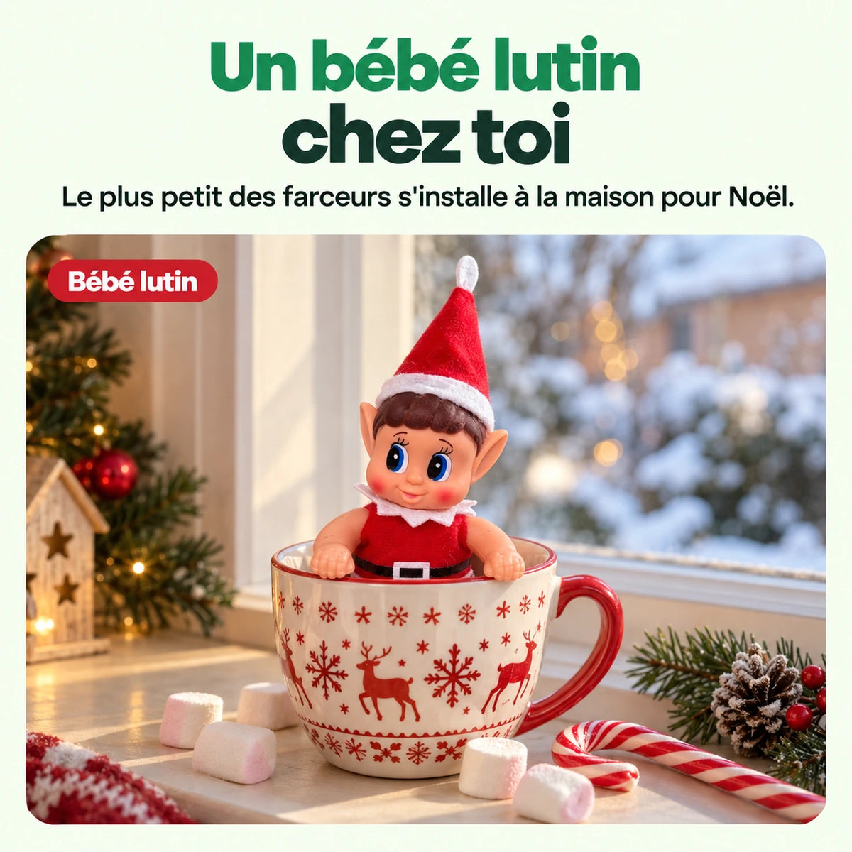 Bébé Lutin Farceur : Un bébé lutin chez toi