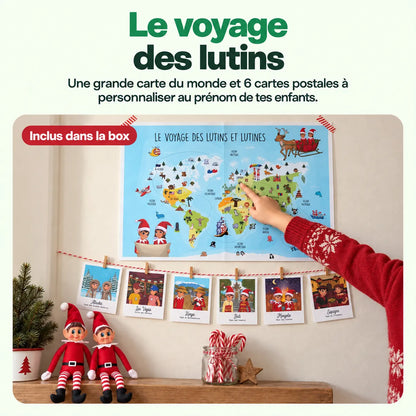 Box complète 24 bêtises Lutin Farceur : Le voyage des lutins