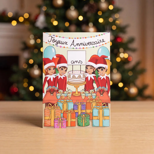 Carte d'anniversaire Lutin Farceur