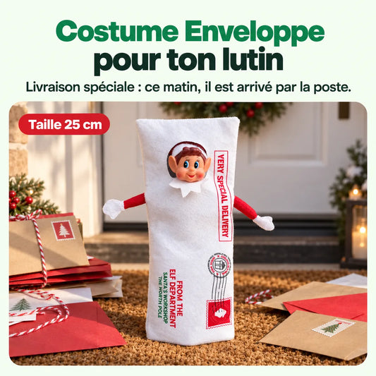 Costume Lutin Farceur Enveloppe : Livraison spéciale : ce matin, il est arrivé par la poste.