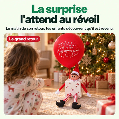 Kit d'arrivée Lutin Farceur : La surprise l'attend au réveil