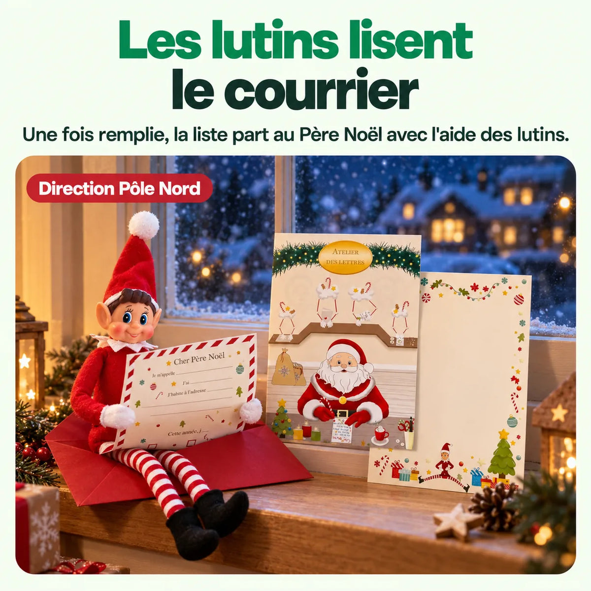Liste magique des cadeaux au Père Noël : Les lutins lisent le courrier