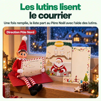 Liste magique des cadeaux au Père Noël : Les lutins lisent le courrier