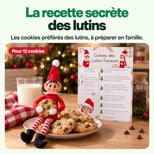 Recette Cookies du Lutin Farceur : La recette secrète des lutins
